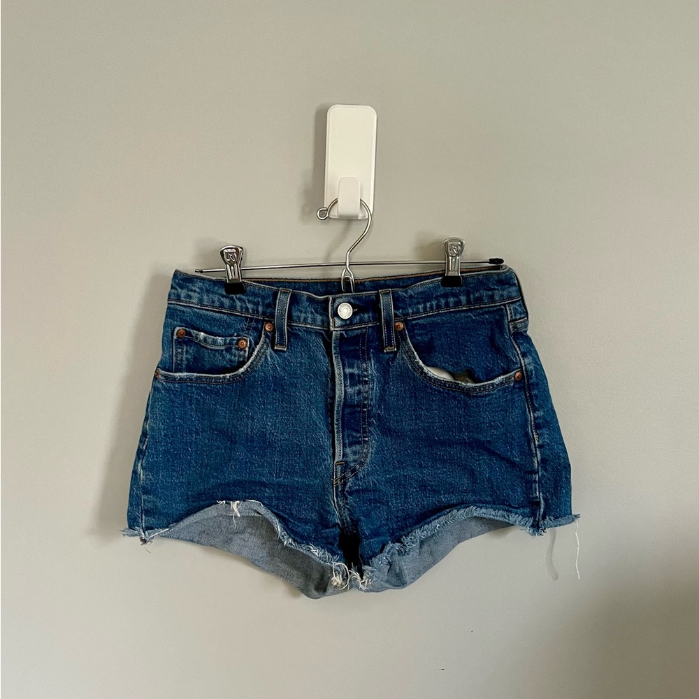 Classic Blue Denim Women's Shorts